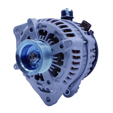 Wai Global Alternator, ALTND IRIF 12V 200A S6 CW HP, 200 Amp12 Volt, CW, 6Groove Pulley 11624N
